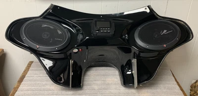 $715 • Buy Fits Yamaha V Star 650/1100 Classic Batwing Fairing With 2 Speakers Stereo