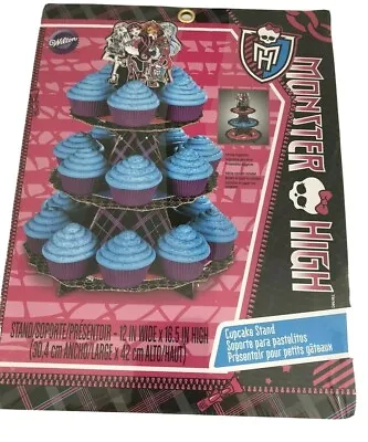 Wilton Monster High Cupcake Treat Stand 3 Tier Holder  • $14.75