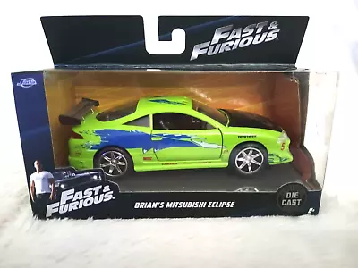 Jada 2017 Fast And Furious METALS DIE CAST 1:32 Brian’s Mitsubishi Eclipse • $15