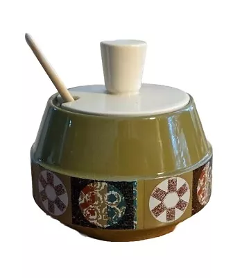 Vintage Carltonware Jam Pot With Spoon • £16.99