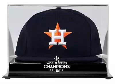 Astros 2017 World Series Champs Acrylic Logo Cap Display Case • £47.72