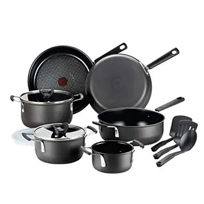T-fal All-In-One Hard Anodized Dishwasher Safe Nonstick Cookware Set 12-Piece • $110.99