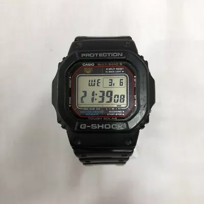 G-SHOCK GW-M5610-1JF CASIO Men's Watch Tough Solar Radio Multiband 6 Black Used • $85.49