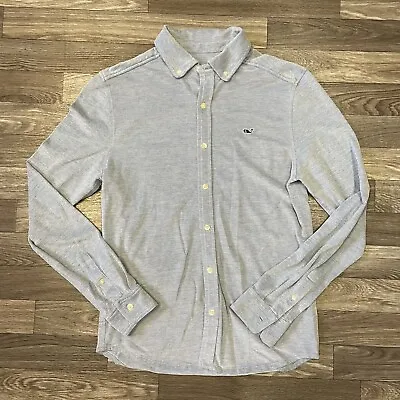 Vineyard Vines Long Sleeve Button Down Shirt Men’s Small Blue Whale Logo • $25