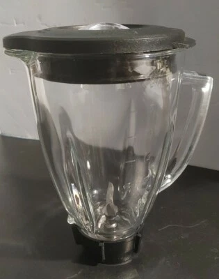 $19.90 • Buy Oster  6 Cup 1.25-Liter Glass Pitcher Replacement Blender Jar With Blades / Lid
