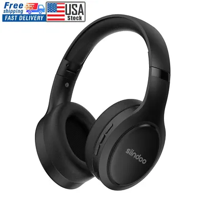 $14.39 • Buy Siindoo Bluetooth Headphones Over-Ear Foldable Bass Wireless Headset With Mic G