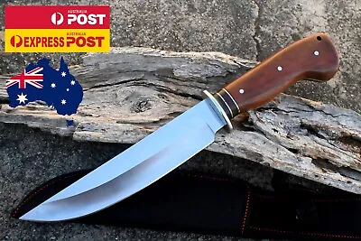 COLUMBIA Large Fixed Blade Hunting Knife-Camping Knife-tactical-Survival-Bowie • $74.99