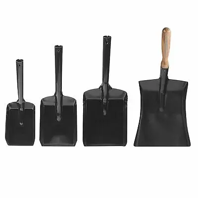 Small Medium Large Black Coal Shovel Fireside Dust Pan 4  5  9  Inch • £5.95