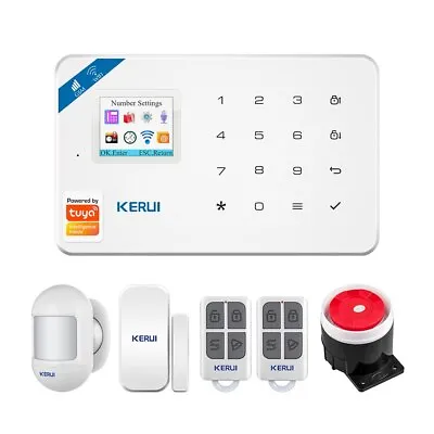Smart Security Alarm System Motion Detector Smoke Door Window Sensor IP Camera • $104.27