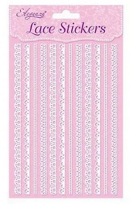Beautiful White Lace Edging Embellishments For Cards And Crafts • £1.25