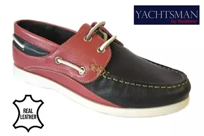 Yachtsman Leather New Ladies Boat Deck Casual Womens Trainers Shoes Size 3 4 7 8 • £19.98