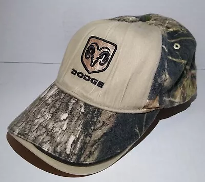 Dodge RAM Camo Hat Mossy Oak Camouflage Outdoor Cap RAM Trucks Stretch Fit • $11.95