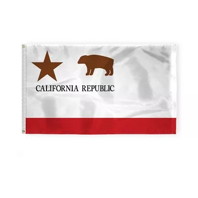 3x5 Foot Vintage Historic California Republic 1846 Flag Outside Banner Grommets • $40.60