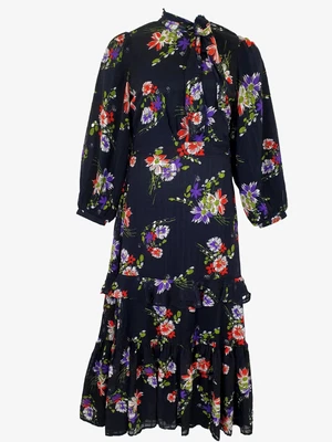 $33.99 • Buy Asos Floral Frill Maxi Dress Size 12