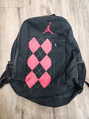 Black Red Plaid Michael Jordan Backpack 23 MJ - School Or Basketball Bag • $25