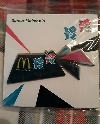 London 2012 Olympics Games Maker Coloured Pin Badge New • £12.25