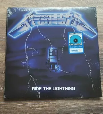 £3.95 • Buy Ride The Lightning - US Exclusive Electric Blue Vinyl LP Walmart - Metallica