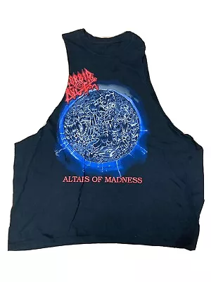 Morbid Angel Cutoff Shirt T Shirt Used Vintage Punk Rock Size XXL • $0.99