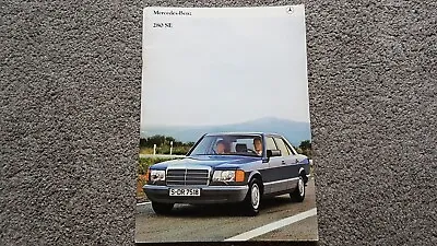 Mercedes Benz 280se W126 Sales Brochure 1981 • $11.13