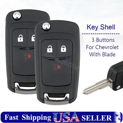2 Replacement For 2012 2013 2014 2015 2016 Chevy Spark Key Fob Remote Shell Case • $14.79