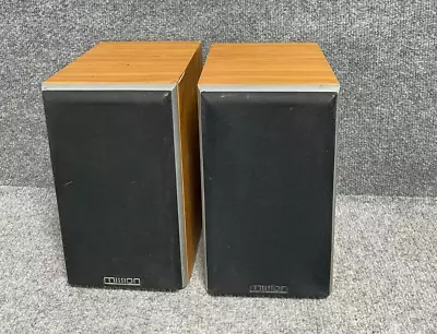 Mission 8VET 2-Way Reflex Pair Bookshelf Speakers Output Power 15-75 W/Ch • $130.02