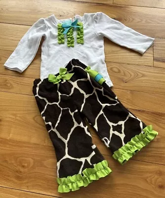 Baby Girl Mud Pie 0-6 Months 2 Piece Outfit • $9.99