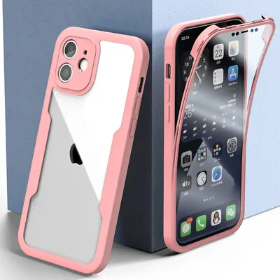 $9.99 • Buy 360 Full Body Screen Case For IPhone 14 13 12 11 Pro Max XR X XS Max 7 8 Plus SE