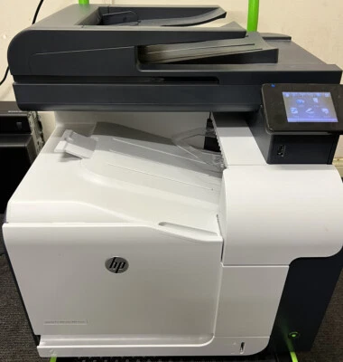 $180 • Buy HP LaserJet 500 ColourMFP M570dw Multifunction Printer - Lines On Page See Photo