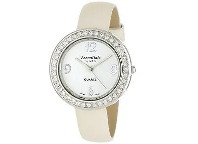 Essentials By ABS Ladies Dress Fashion Quartz Watch White Accessory New 40082 • $23.65