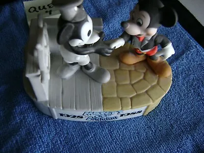 NEW 1988 RARE WALT DISNEY - Steamboat Willie - Mickey's 60th Birthday  Figure • $69.99