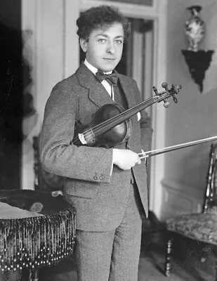 1917 Violinist Jascha Heifetz Vintage Old Photo 8.5  X 11  Reprint • $14.84