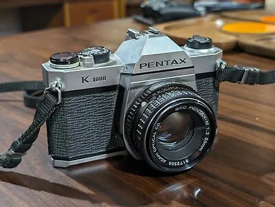Pentax K1000 Kit W/ Vivitar Series 1 Qdos 3D Macro Focusing Lens 70-210mm • $199.95