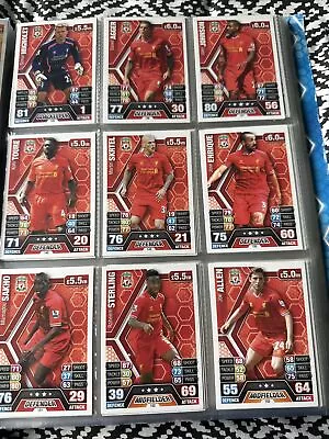 Liverpool Team 2013/14 Match Attax • £1.50