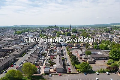 Clitheroe - From Above (Look At The Castle) 6x4 Photograph • £3