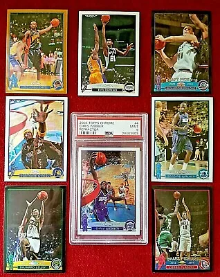 2003-04 Topps Chrome Black Refractor Nash DUNCAN PSA Webber Gold Van Exel • $4.24