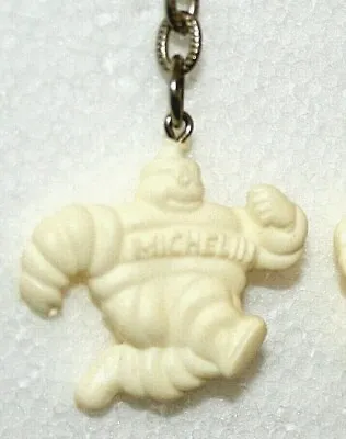 Vintage Michelin Tire Guy Man Plastic Promo Key Chain 1980s NOS New  • $10.99