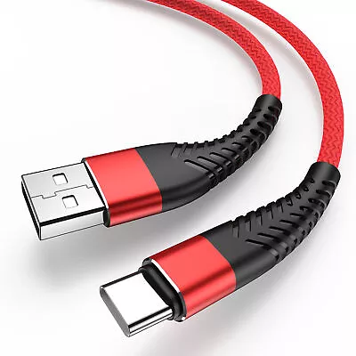 Braided USB Type-C USB-C To USB-A Fast Charge Cable Cord Charger Charging Sync • $4.99