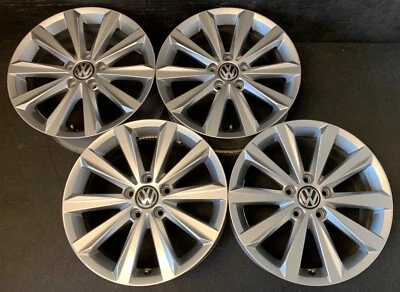 (4) VW Volkswagen Golf  Wheels Rims + Caps 17  Hol.69944 EOS GTI Jetta Passat • $649