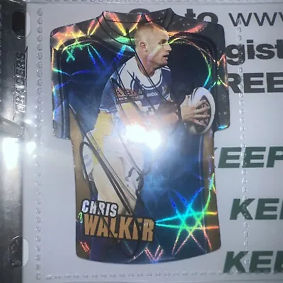 Chris Walker Signed 2009 Select Classic Jersey Insert NRL Card Gold Coast Titans • $5