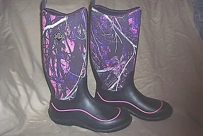 Womens 10 Muck Boots Hale Muddy Girl Camo Boots Waterproof Boots Hunting Fishing • $141.55