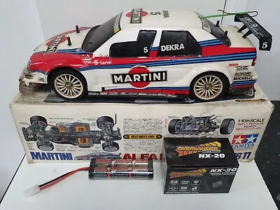 Tamiya RC Car Alfa Romeo 155 4WD *Working Spares* Boxed • £119.99