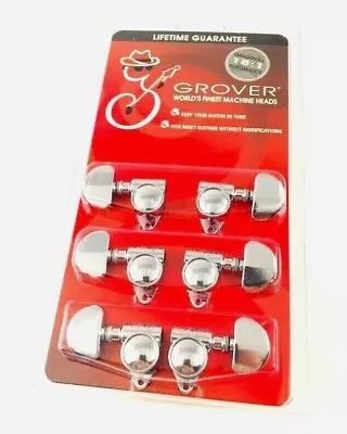 Grover Nickel  Milk Bottle  Rotomatic Tuners For Gibson®/Epiphone® Guitar 102NV • $57