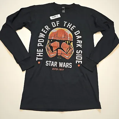 Star Wars The Power Of The Dark Side Men’s Black T-Shirt Small New Without Tags • $6.40