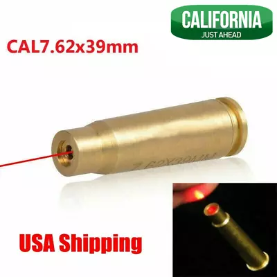 US CAL. 7.62X39mm Bore Sight Red Laser Bullet Cartridge Boresighter Vector Optic • $14.04