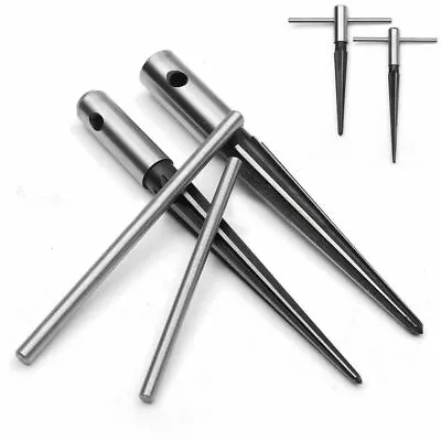 2pc TAPERED REAMER SET Enlarge Holes Steel To 7/8  Ream File Heat Treated  • $14.95