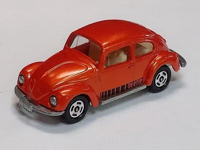 Vintage Tomica Burnt Orange Volkswagen 1200 LSE Beetle No F20 Japan NM 1/60 • $30