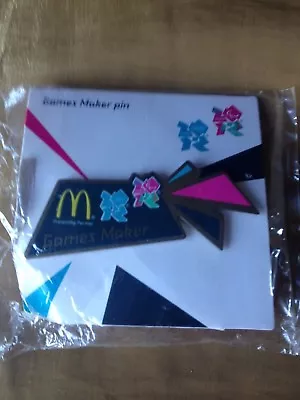 Games Maker Pin For London 2012 Olympics • £10