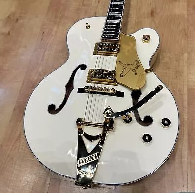 Gretsch G6136T-MGC Michael Guy Chislett Signature White Falcon Guitar • $4199.99