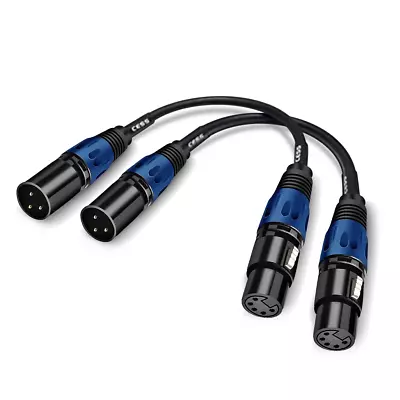 Seefeful DMX Stage Light CableDJ XLR Cable 3-Pin Male XLR To 5-Pin Female XLR • $18.58