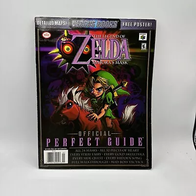 Legend Of Zelda Majora's Mask Perfect Strategy Guide W/ Poster - Nintendo N64 • $35